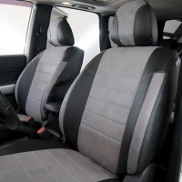 Чехлы наNissan X-Trail T31 (Ниссан Х-Треил Т31) из экокожи и антары ELA2020P