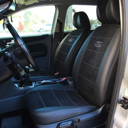 Чехлы на Ford Focus III (Форд Фокус 3) из экокожи и антары Antara