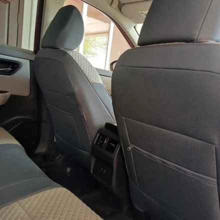 Чехлы на Nissan Rogue T33 из гобелена с тиснением