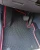 3D EVA коврики на Volkswagen Touran I (Фольксваген Туран 1) с бортами до 5 см черно-красные