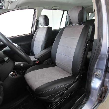 Чехлы на Opel Zafira A из экокожи и антары Antara