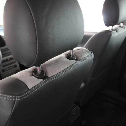 Чехлы на Opel Zafira A из экокожи и антары Antara