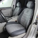 Чехлы на Mercedes E-Класс W211, S211 из экокожи и антары ELA2020P