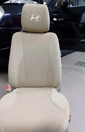 Чехлы на Hyundai Tucson I (Хюндай Тюксон 1) из велюра и ткани