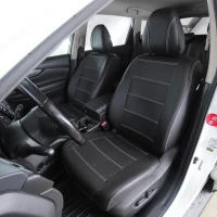 Чехлы на Nissan X-Trail T32 (Ниссан Х-Трейл Т32) из экокожи EL