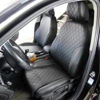 Чехлы на Audi A4 B8 (Ауди А4 Б8) из экокожи EG