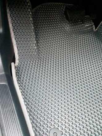 3D EVA коврики на Volkswagen T-Roc (Фольксваген Т-Рок) с бортами до 10 см