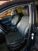 Чехлы на Hyundai Tucson III (Хюндай Тюксон 3) из экокожи и алькантары Sport 3