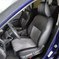 Чехлы на Nissan Rogue T33 (Ниссан Рог Т33) из экокожи и польской алькантары (антары) VE Чехлы на Nissan Rogue T33 (Ниссан Рог Т33) из экокожи и польской алькантары (антары) VE