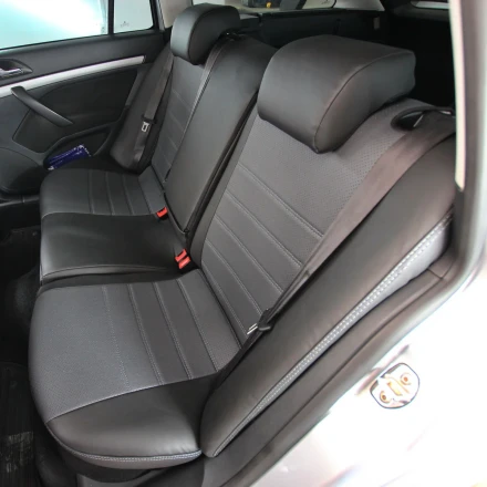 Чехлы на Skoda Octavia A5 из экокожи Eco Lazer