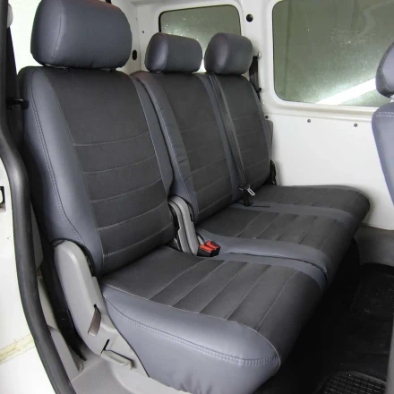 Чехлы на Volkswagen Caddy из экокожи и ткани Eco Comfort