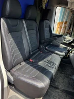 Чехлы на Volkswagen Crafter II (Фольксваген Крафтер 2) из экокожи и вставками антары Comfort 1