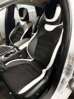 Чехлы на Chrysler 200 II (Крайслер 200 2 пок.) из экокожи и польськой алькантри Comfort Plus 2