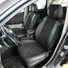 Чехлы на KIA Ceed из экокожи и антары ELA2020P