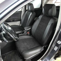 Чехлы на KIA Ceed из экокожи и антары ELA2020P