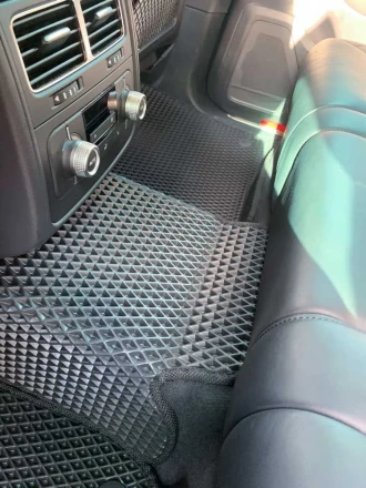 3D EVA коврики на Volkswagen Touareg II (Фольксваген Туарег 2) с бортами до 10 см