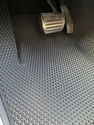 3D EVA коврики на Volkswagen Touareg II (Фольксваген Туарег 2) с бортами до 10 см