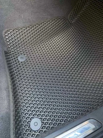 3D EVA коврики на Volkswagen Touareg II (Фольксваген Туарег 2) с бортами до 10 см