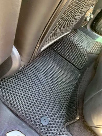 3D EVA коврики на Volkswagen Touareg II (Фольксваген Туарег 2) с бортами до 10 см