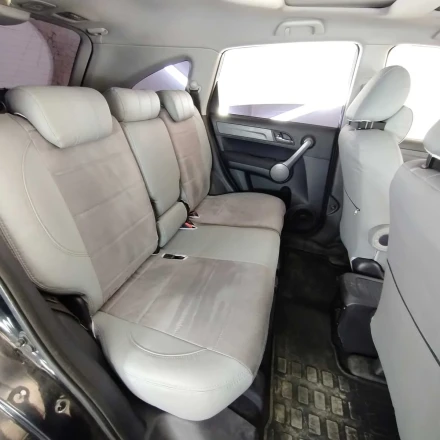 Чехлы на Honda CR-V III из экокожи и польской алькантары VE светло-серые