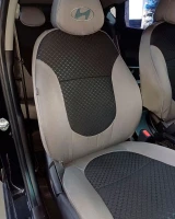 Чехлы на Hyundai Accent IV из гобелена з тиснением