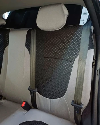 Чехлы на Hyundai Accent IV из гобелена з тиснением