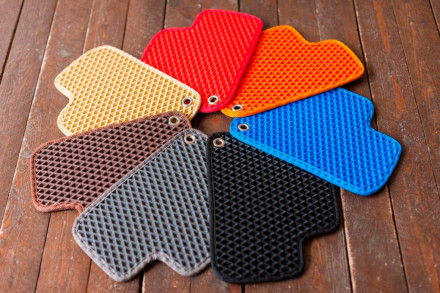 3D EVA коврик в салон автомобиля для водителя 3D лапа (без бортиков)