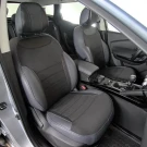 Чехлы на Renault Kadjar из экокожи и ткани ECl2020