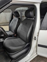 Чехлы на Skoda Roomster (Шкода Румстер) из экокожи EL