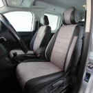 Чехлы на Volkswagen Caddy из экокожи и антары ELA2020P