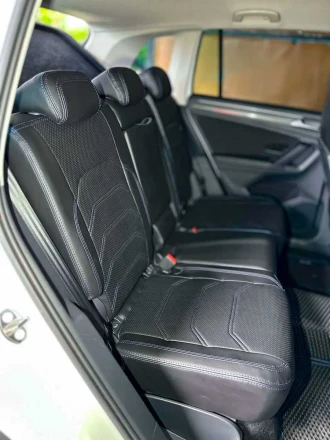 Чехлы на Volkswagen Tiguan II (Вольксваген Тигуан 2) из экокожи Sport 3