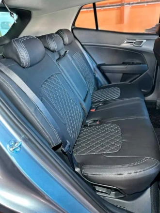 Чехлы на KIA Sportage NQ5 (КИА Спортейдж 5) из экокожи Comfort 3