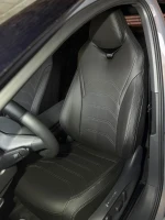 Чехлы на Volkswagen ID.UNIX (Фольцваген ИД Юникс) из экокожи с фигурним швом Sport 3