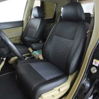 Чехлы на Honda CR-V III (Хонда ЦР-В 3) из экокожи EP