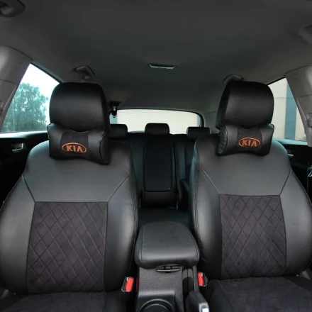 Чехлы на KIA Sportage IV QL (КИА Спортейдж 4) из экокожи и антары EPA