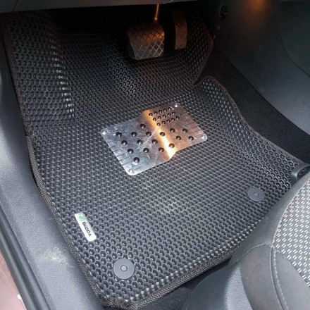 3D EVA коврики на Skoda Octavia A7 (Шкода Октавия А7) с бортами до 5 см