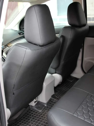 Чехлы на Honda CR-V IV (Хонда ЦР-В 4) из экокожи EP