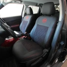 Чехлы на Nissan Juke I (Ниссан Жук 1)  из экокожи и антары EPA