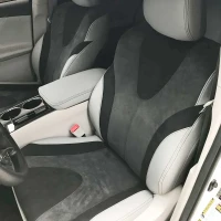 Чехлы на Toyota Camry 40 (Тойота Камри 40) из экокожи и алькантары Sport 1