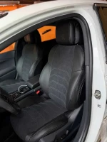 Чехлы на Peugeot 508 Allure / Active (Пежо 508) из экокожи и польской алькантары Sport 3