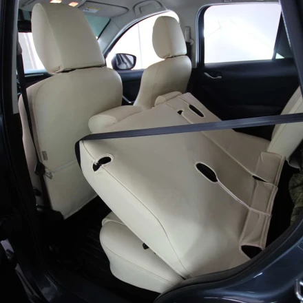 Чехлы на Mazda CX-5 KE (Мазда СХ-5 КЕ) из экокожи EG