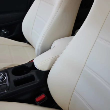 Чехлы на Mazda CX-5 KE (Мазда СХ-5 КЕ) из экокожи EG