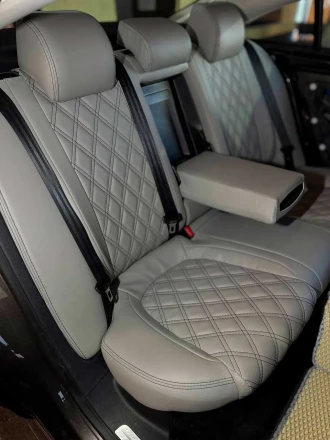 Чехлы на Volkswagen Passat CC (Фольксваген Пассат СС) из экокожи AM Rubin-R