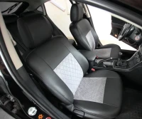 Чехлы на LADA (ВАЗ) 2107 из экокожи и антары Eco Prestige+Antara Чехлы на LADA (ВАЗ) 2107 из экокожи и антары Eco Prestige+Antara