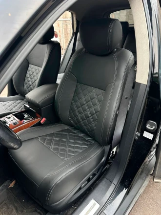 Чехлы на Infiniti QX70 (Инфинити КуИкс70) из экокожи Comfort 3