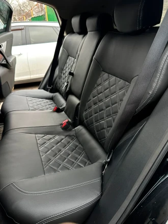 Чехлы на Infiniti QX70 (Инфинити КуИкс70) из экокожи Comfort 3