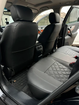 Чехлы на Infiniti QX70 (Инфинити КуИкс70) из экокожи Comfort 3