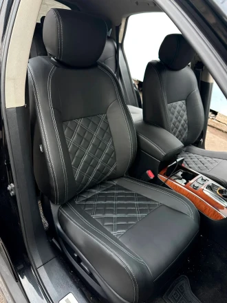 Чехлы на Infiniti QX70 (Инфинити КуИкс70) из экокожи Comfort 3