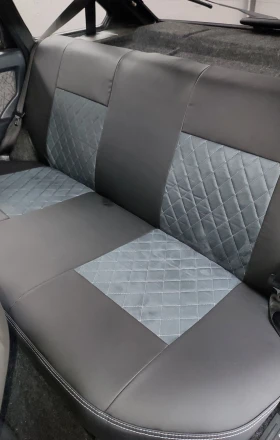 Чехлы на ВАЗ 2109 из экокожи и антары Eco Prestige+Antara