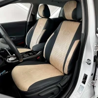 Чехлы на Hyundai Ioniq Electric AE из экокожи и польской алькантары ELA2020R